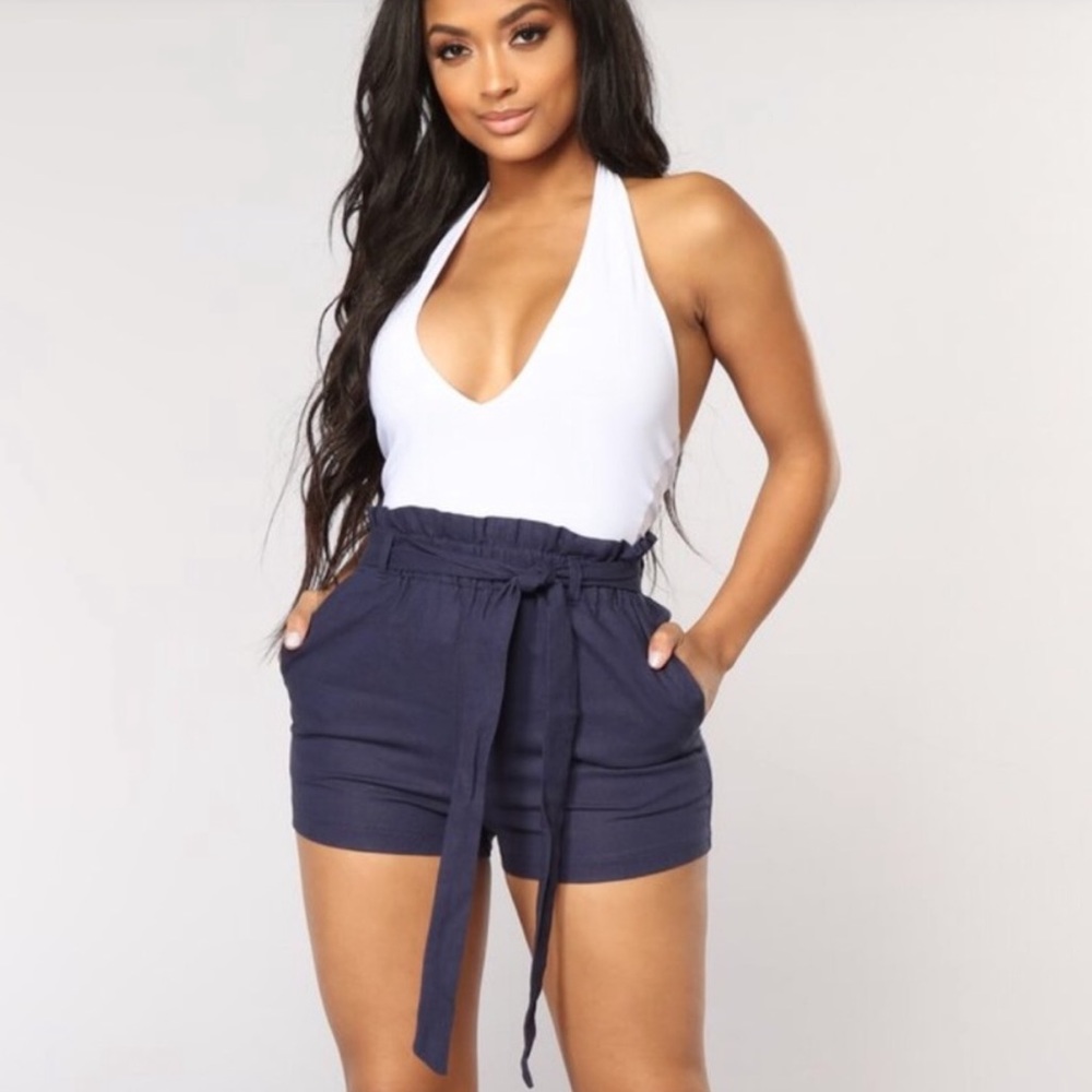 Paper Bag Waist Shorts